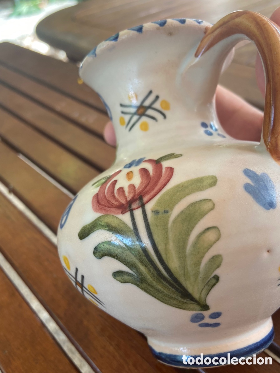 Antig&uuml;edades: Jarrita jarra Talavera - Foto 8