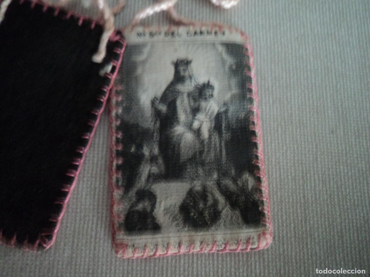 Antig&uuml;edades: ESCAPULARIO NUESTRA SE&Ntilde;ORA DEL CARMEN - Foto 2