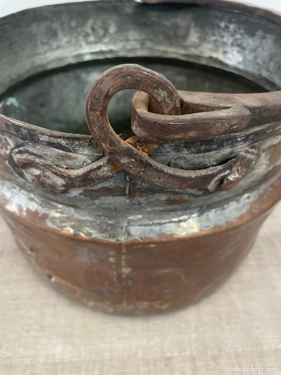 Antig&uuml;edades: CALDERO COBRE SIGLO XVIII - Foto 2