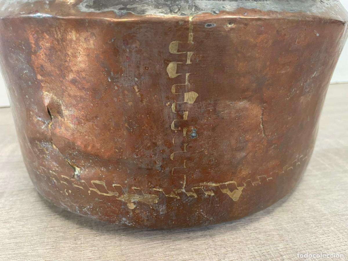 Antig&uuml;edades: CALDERO COBRE SIGLO XVIII - Foto 3