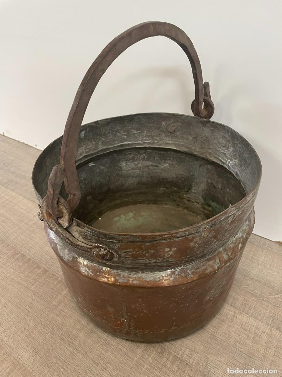 Antig&uuml;edades: CALDERO COBRE SIGLO XVIII - Foto 6