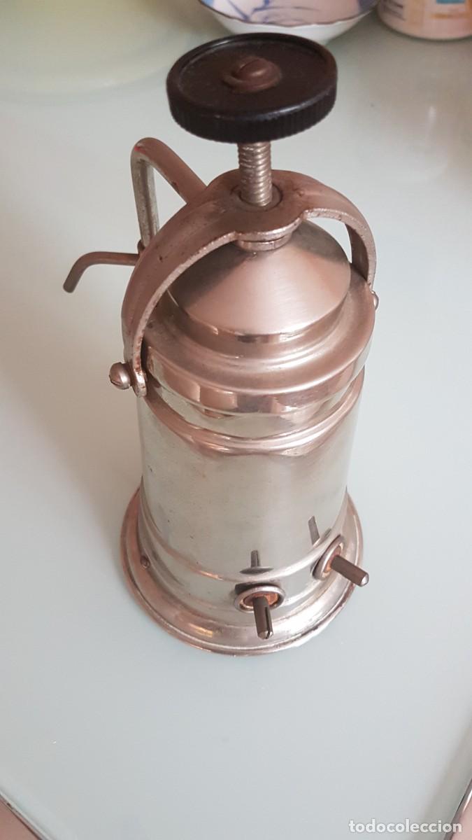 Antig&uuml;edades: ANTIGUA CAFETERA MET&Aacute;LICA - Foto 2