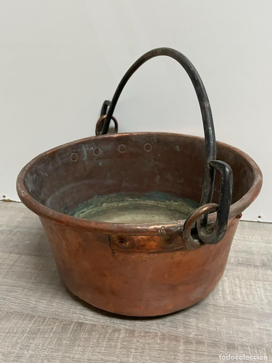 Antig&uuml;edades: ANTIGUO CALDERO DE COBRE - Foto 4