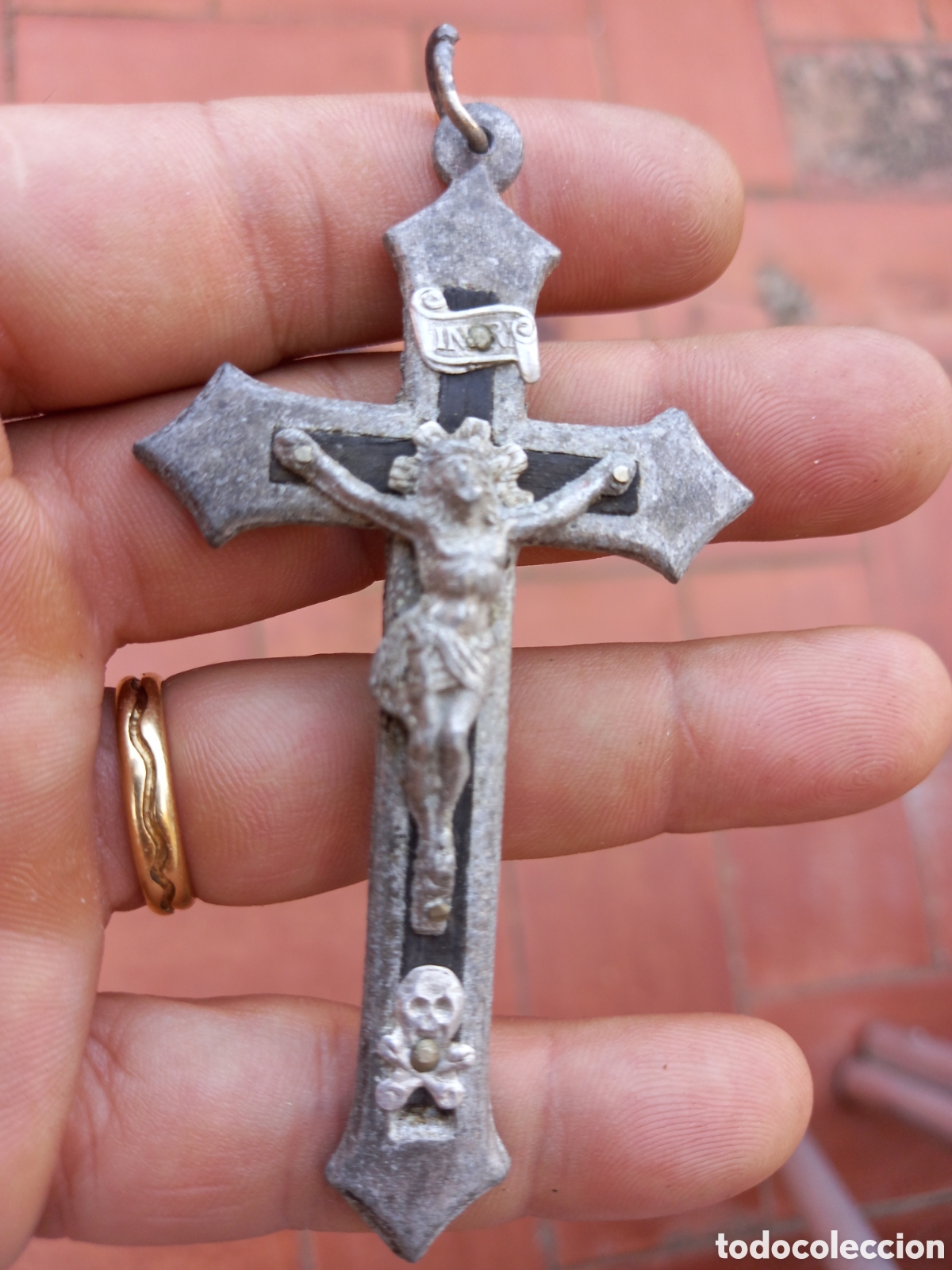 Antig&uuml;edades: ANTIGUO CRUCIFIJO - Foto 8