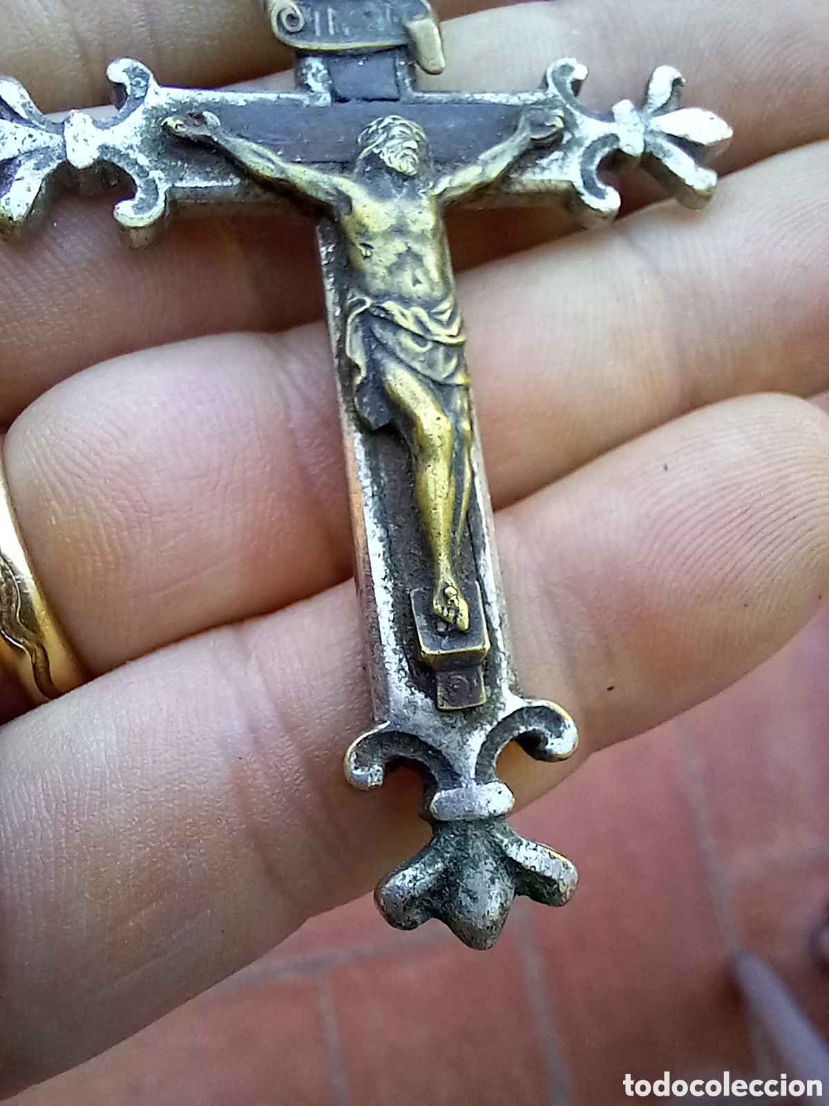 Antig&uuml;edades: ANTIGUO CRUCIFIJO - Foto 4