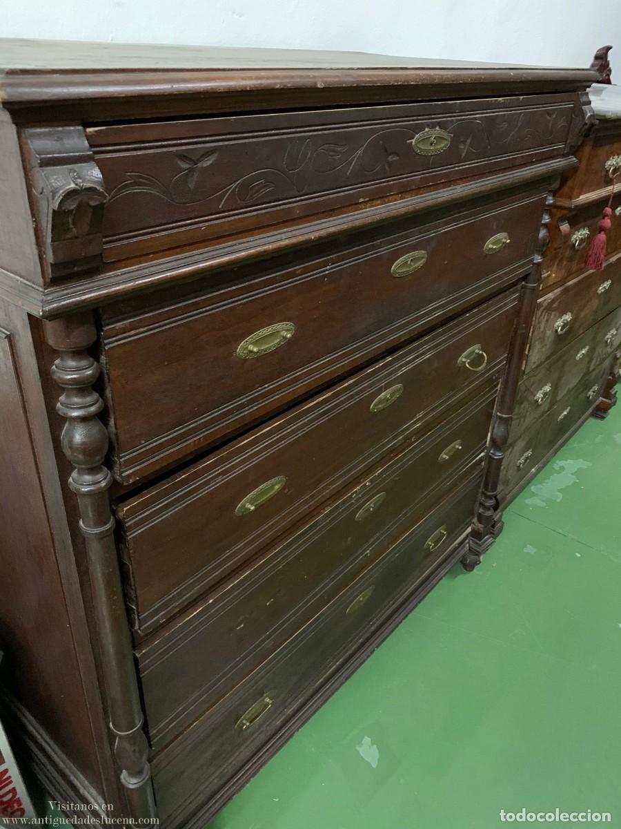 Antig&uuml;edades: N1156 C&oacute;moda antigua para restaurar. - Foto 3