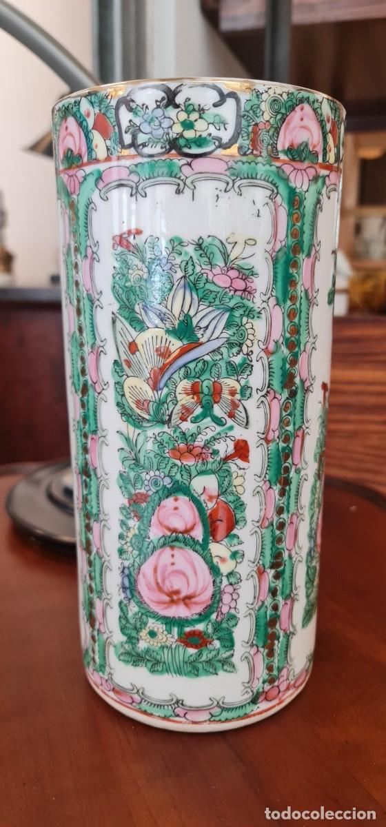 Antig&uuml;edades: Jarr&oacute;n Florero Macao - Foto 2