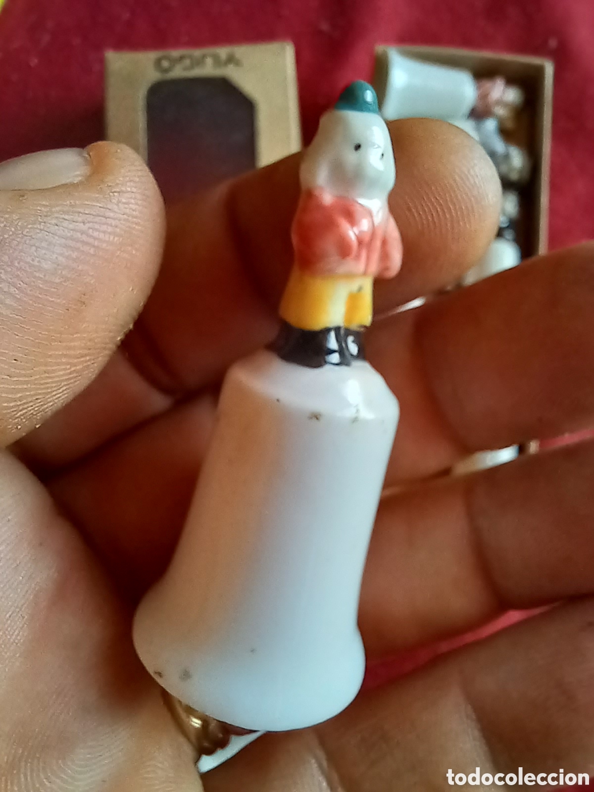Antig&uuml;edades: ESPECIE DE DEDALES DE COLECCION MINI FIGURAS - Foto 4
