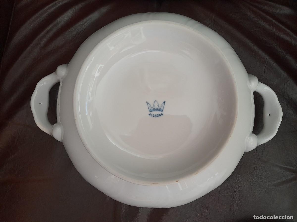 Antig&uuml;edades: Sopera de porcelana marca Allegro - Foto 6
