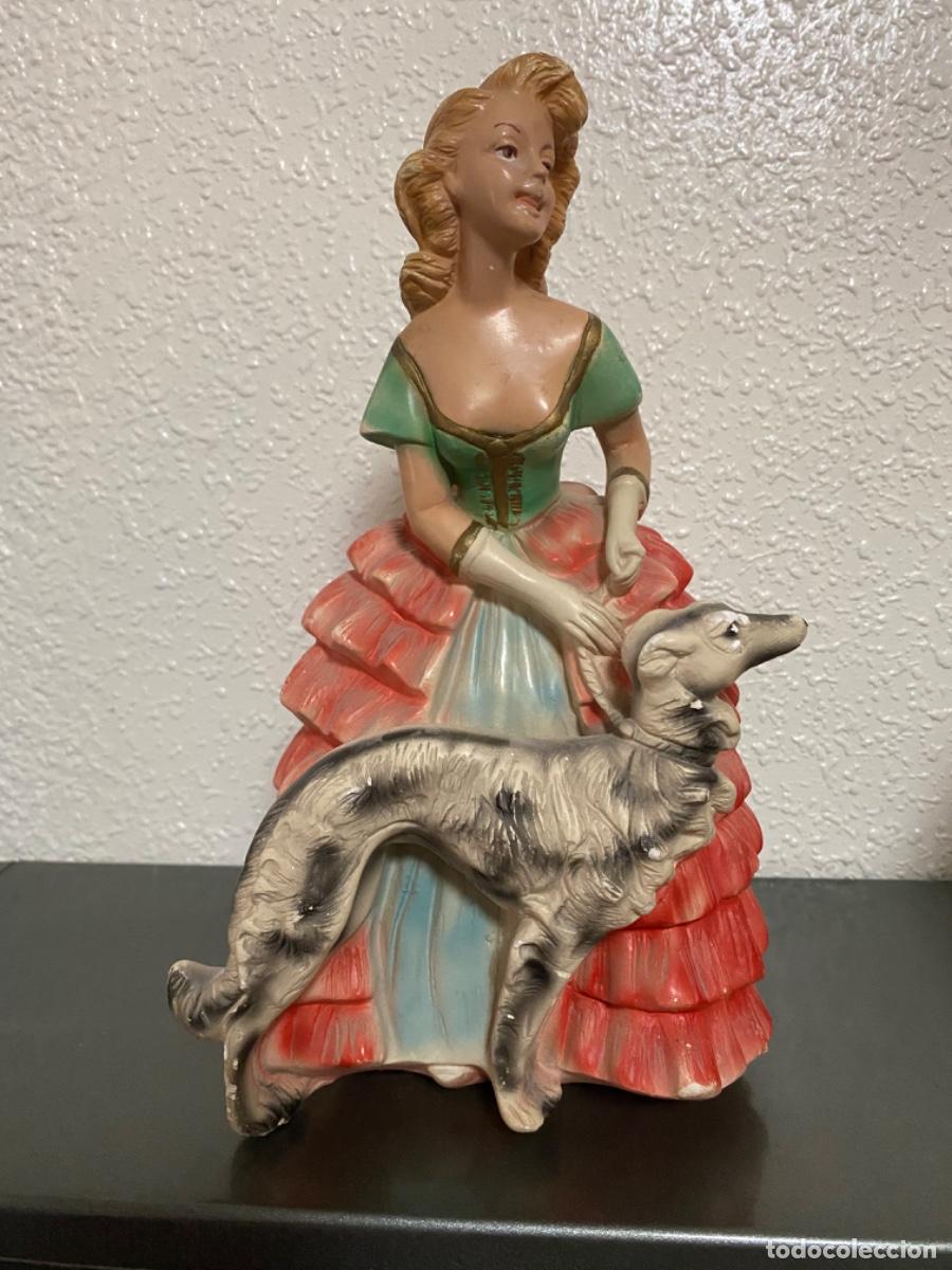 Antig&uuml;edades: FIGURA EN YESO CHALKWARE - Foto 1