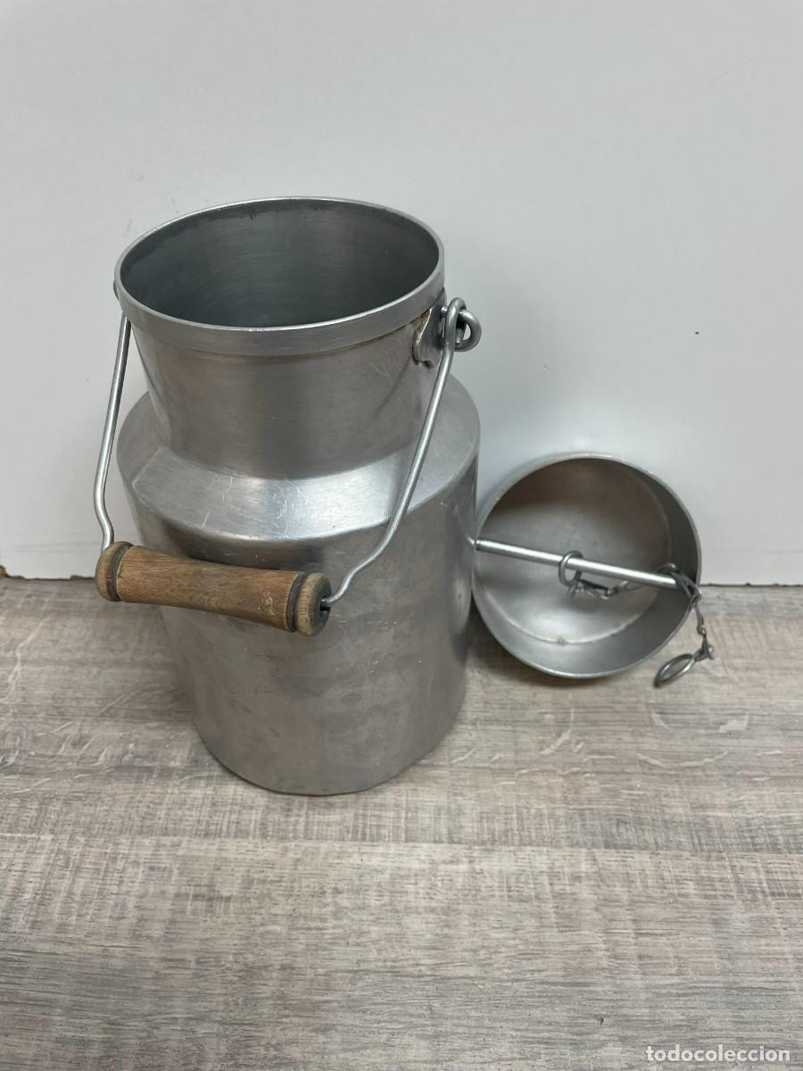 Antig&uuml;edades: LECHERA DE ALUMINIO 2 LITROS - Foto 1