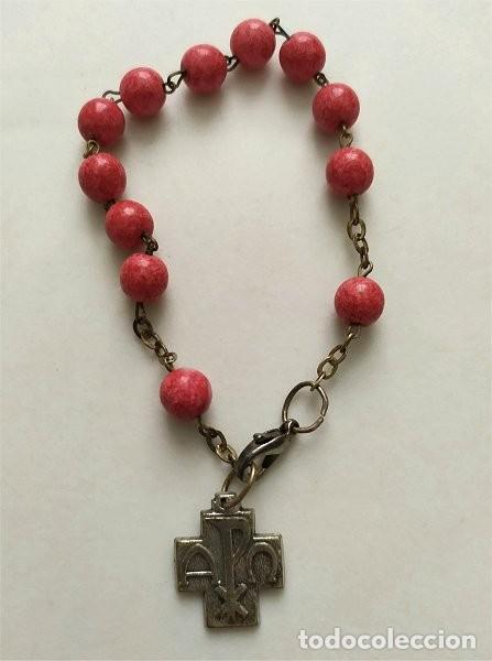 Antig&uuml;edades: Decenario con cierre para pulsera - Foto 1