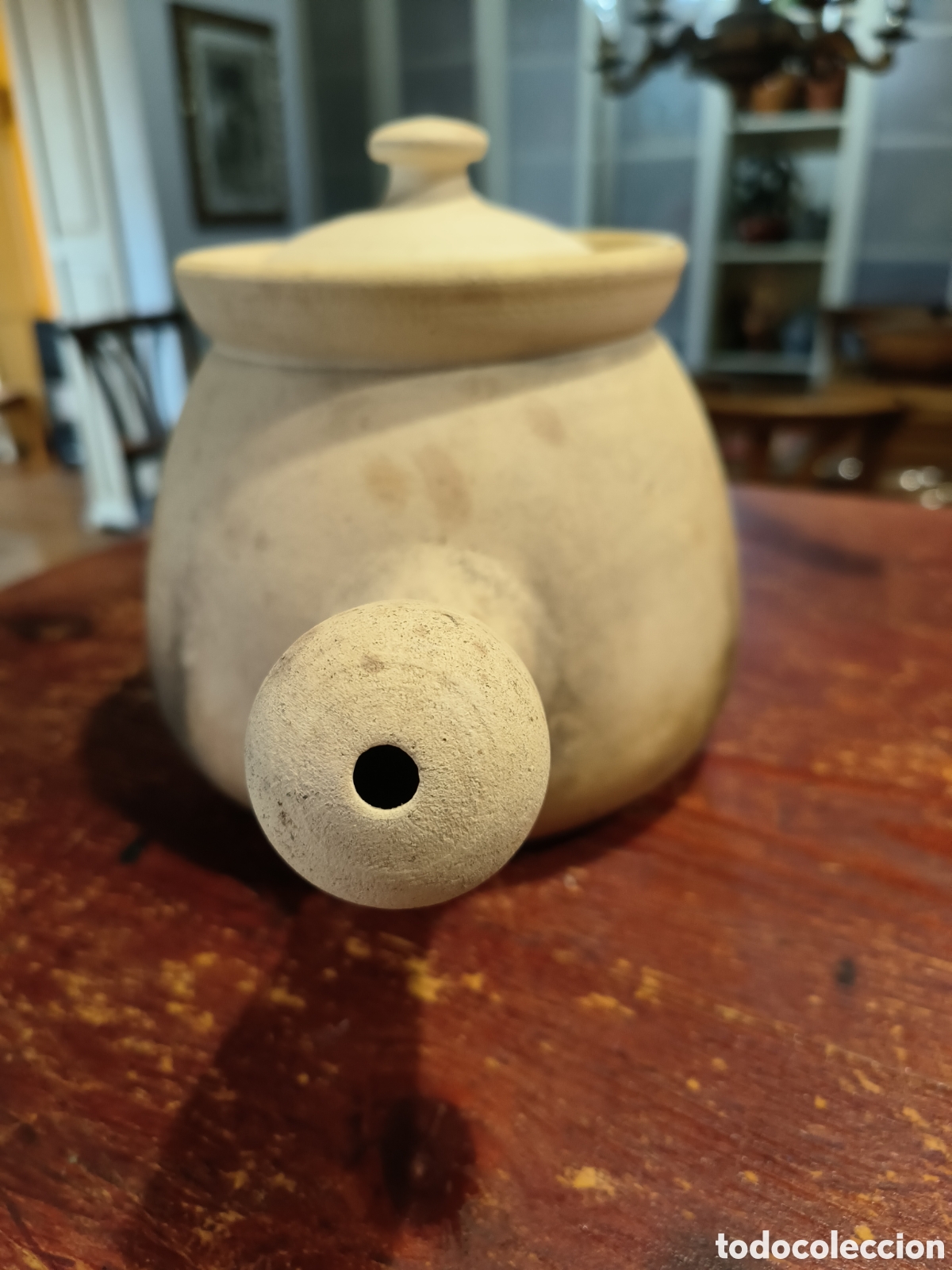 Antig&uuml;edades: Antigua olla de barro - Foto 2