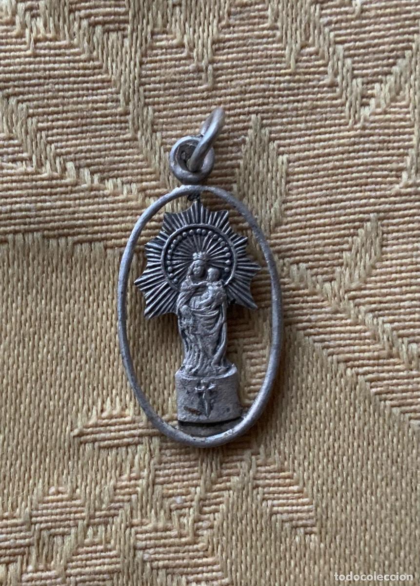 Antig&uuml;edades: ANTIGUA VIRGEN DEL PILAR DE PLATA - Foto 2