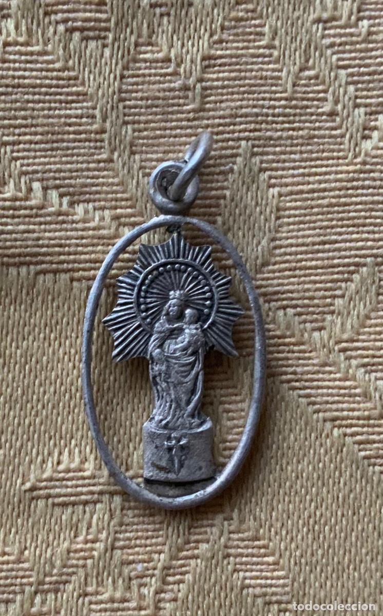 Antig&uuml;edades: ANTIGUA VIRGEN DEL PILAR DE PLATA - Foto 3