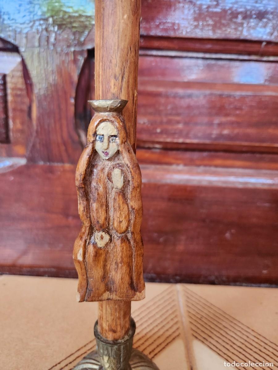 Antig&uuml;edades: Cruz de madera - Foto 3