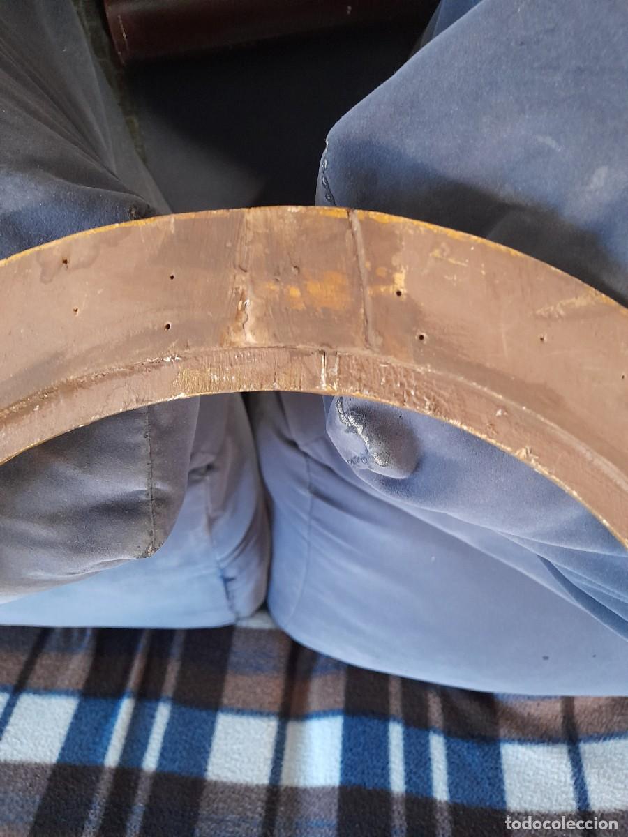 Antig&uuml;edades: Marco ovalado en pan de oro d&eacute;cada de los 60 - Foto 6