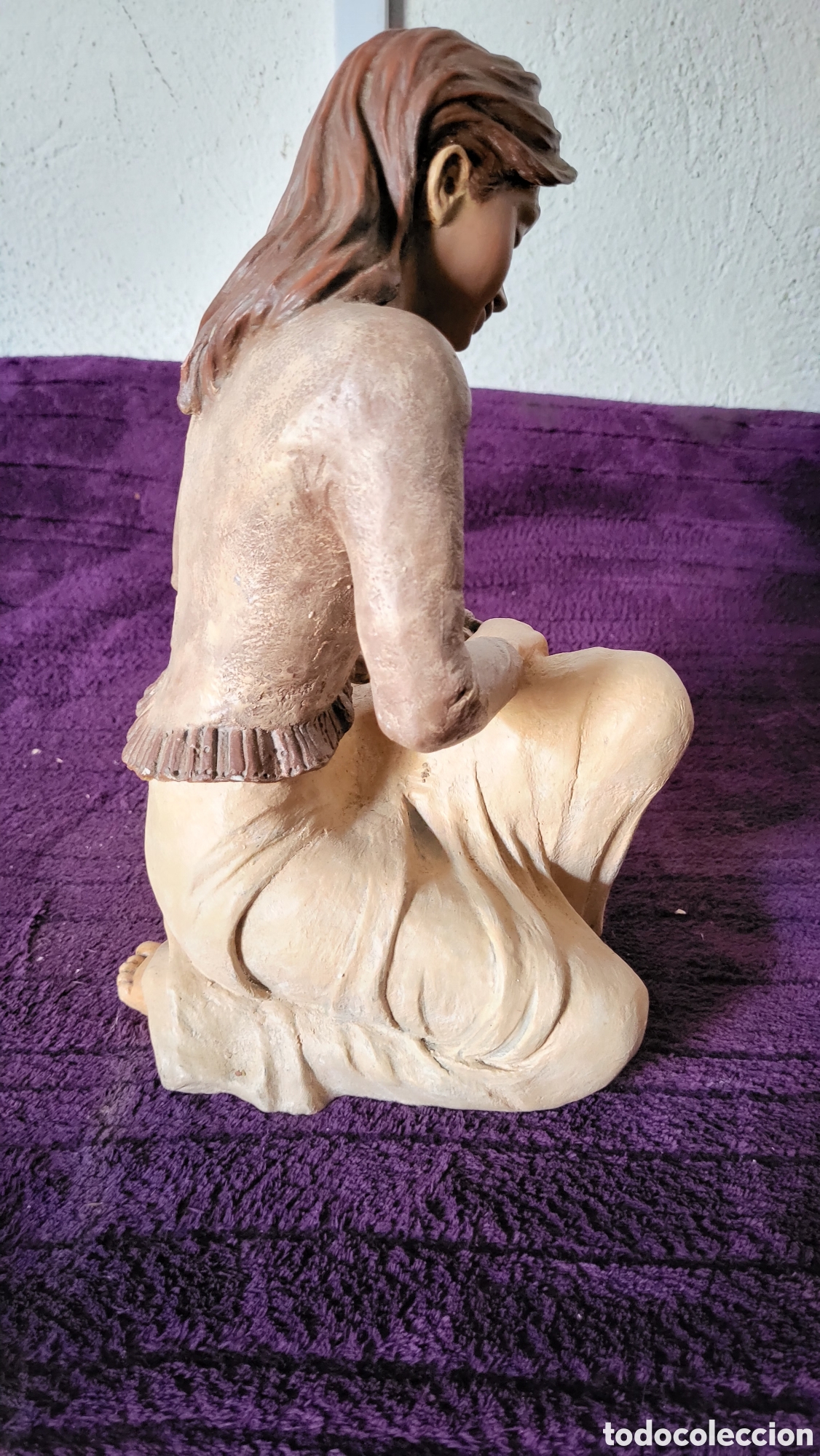 Antig&uuml;edades: Figura Dama con perrito - Foto 3