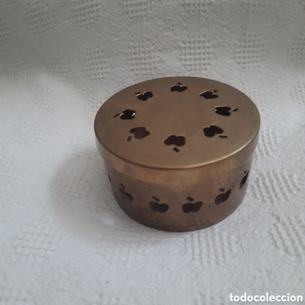 Antig&uuml;edades: Antigua caja de metal - Foto 5