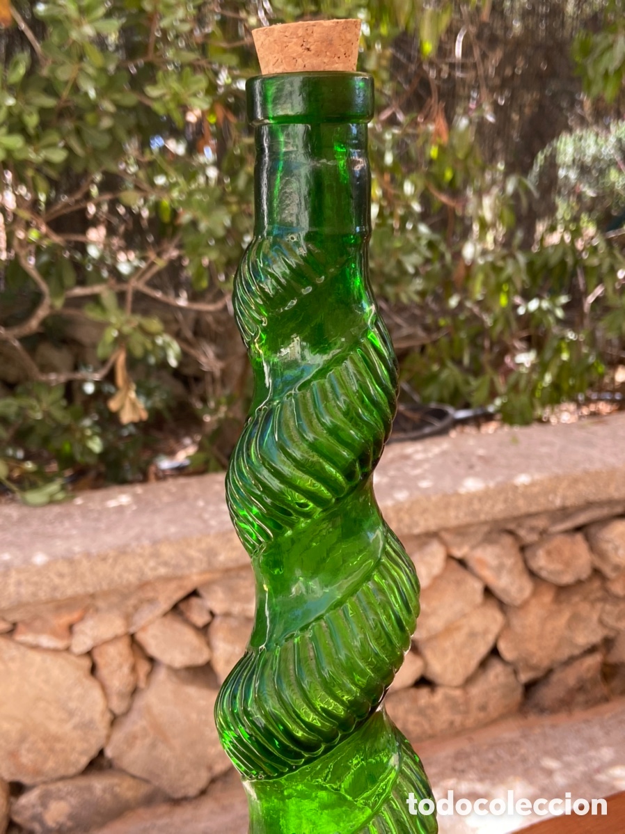 Antig&uuml;edades: Espectacular botella verde antigua - Foto 6