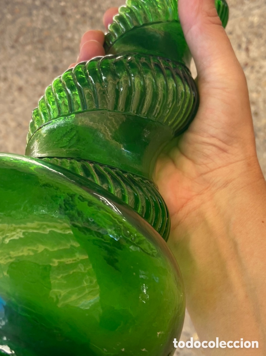 Antig&uuml;edades: Espectacular botella verde antigua - Foto 16