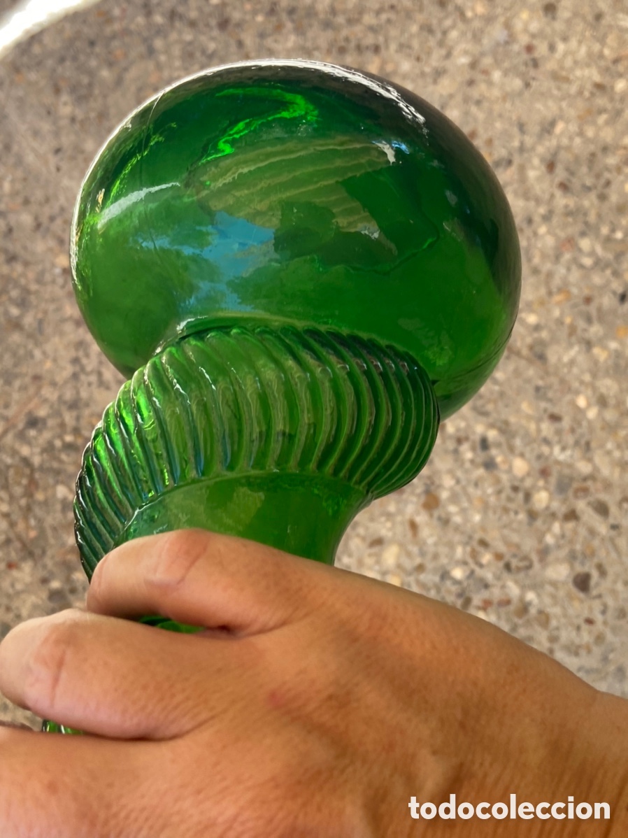Antig&uuml;edades: Espectacular botella verde antigua - Foto 20