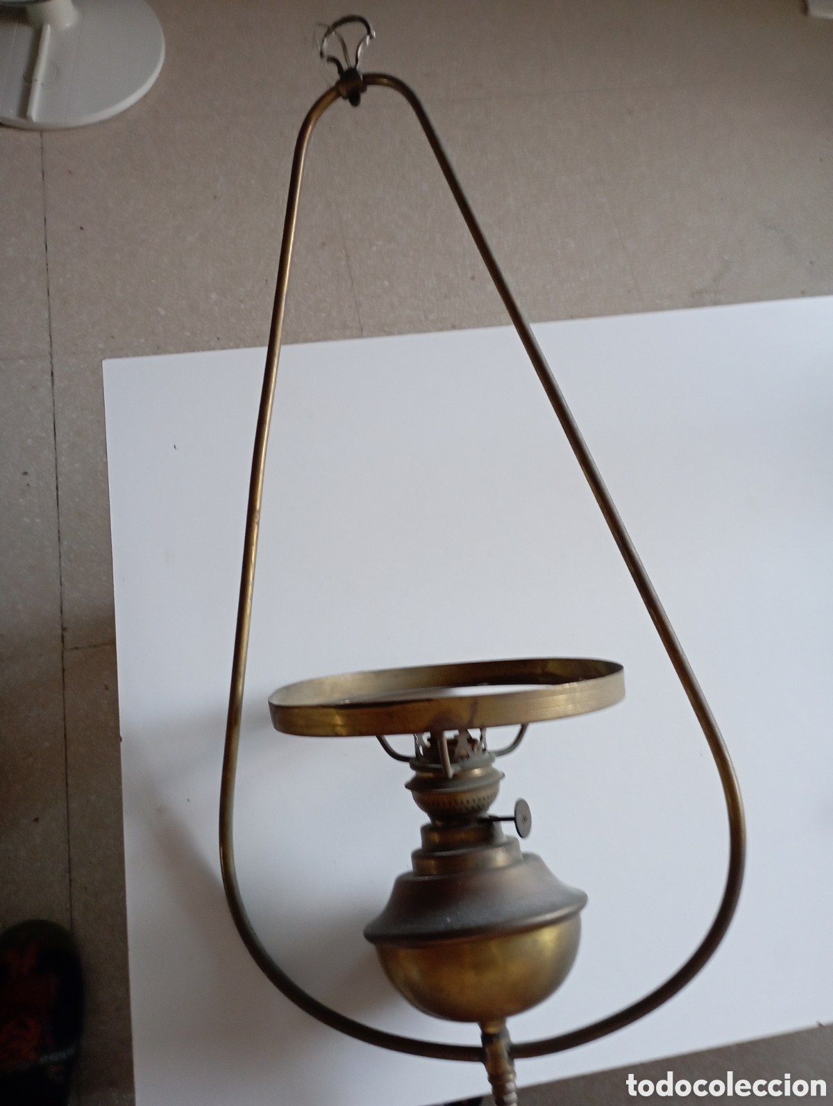 Antiquit&eacute;s: L&aacute;mpara tipo candil