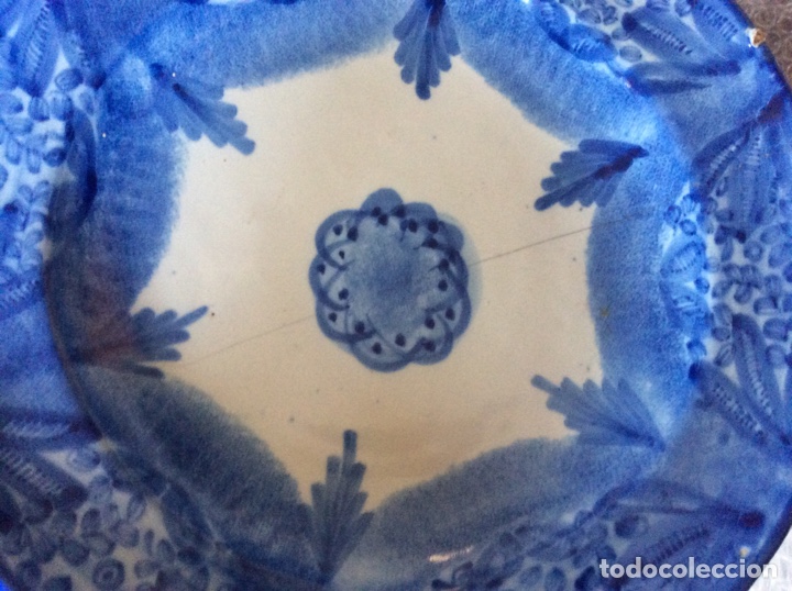 Antig&uuml;edades: Gran plato de Manises S XVIII - Foto 2