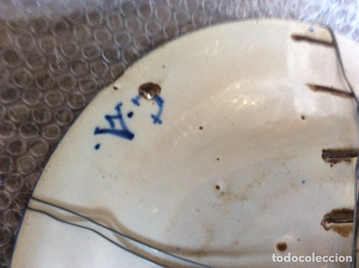 Antig&uuml;edades: Gran plato de Manises S XVIII - Foto 4