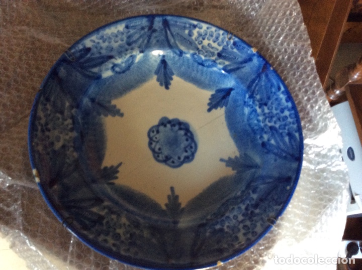 Antig&uuml;edades: Gran plato de Manises S XVIII - Foto 1