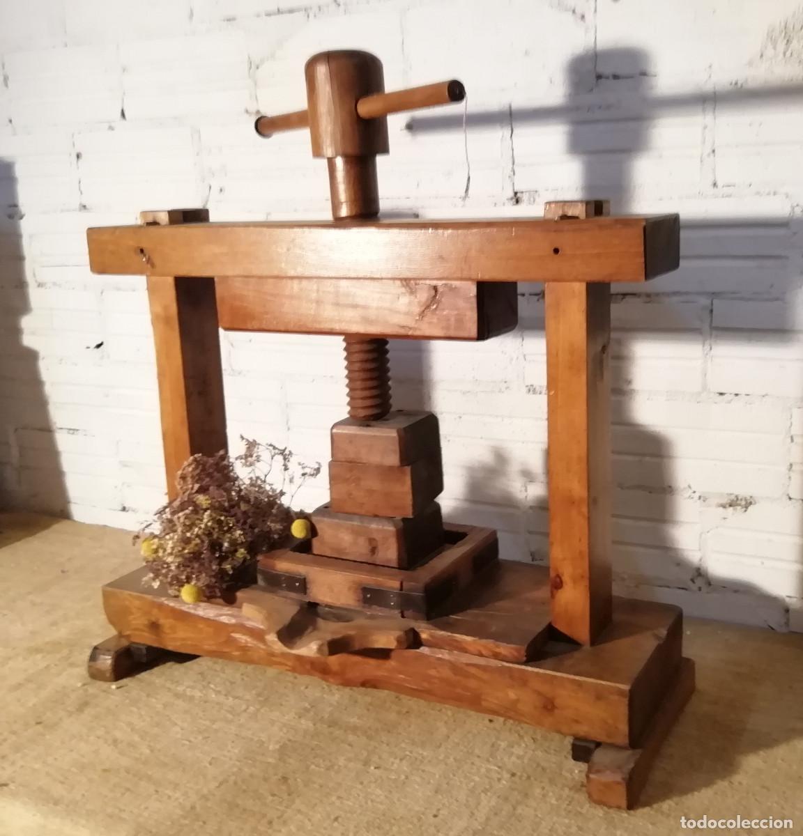 Antig&uuml;edades: Prensa de fruta antigua - Foto 2