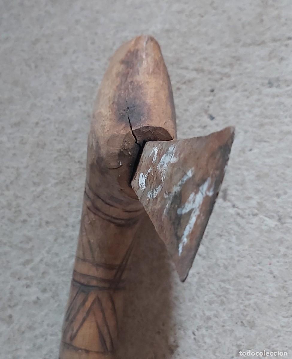 Antig&uuml;edades: Hacha &eacute;tnica, mide 37 cm - Foto 6