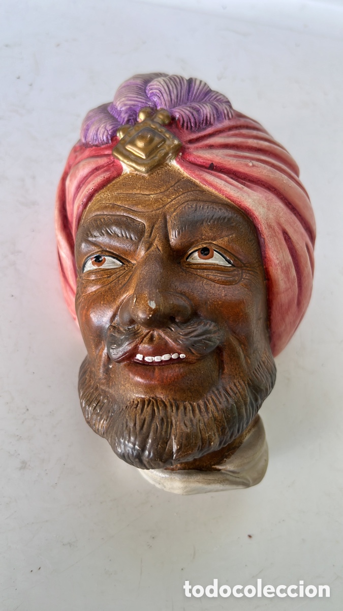 CARA HINDU EN GRES BUSTO