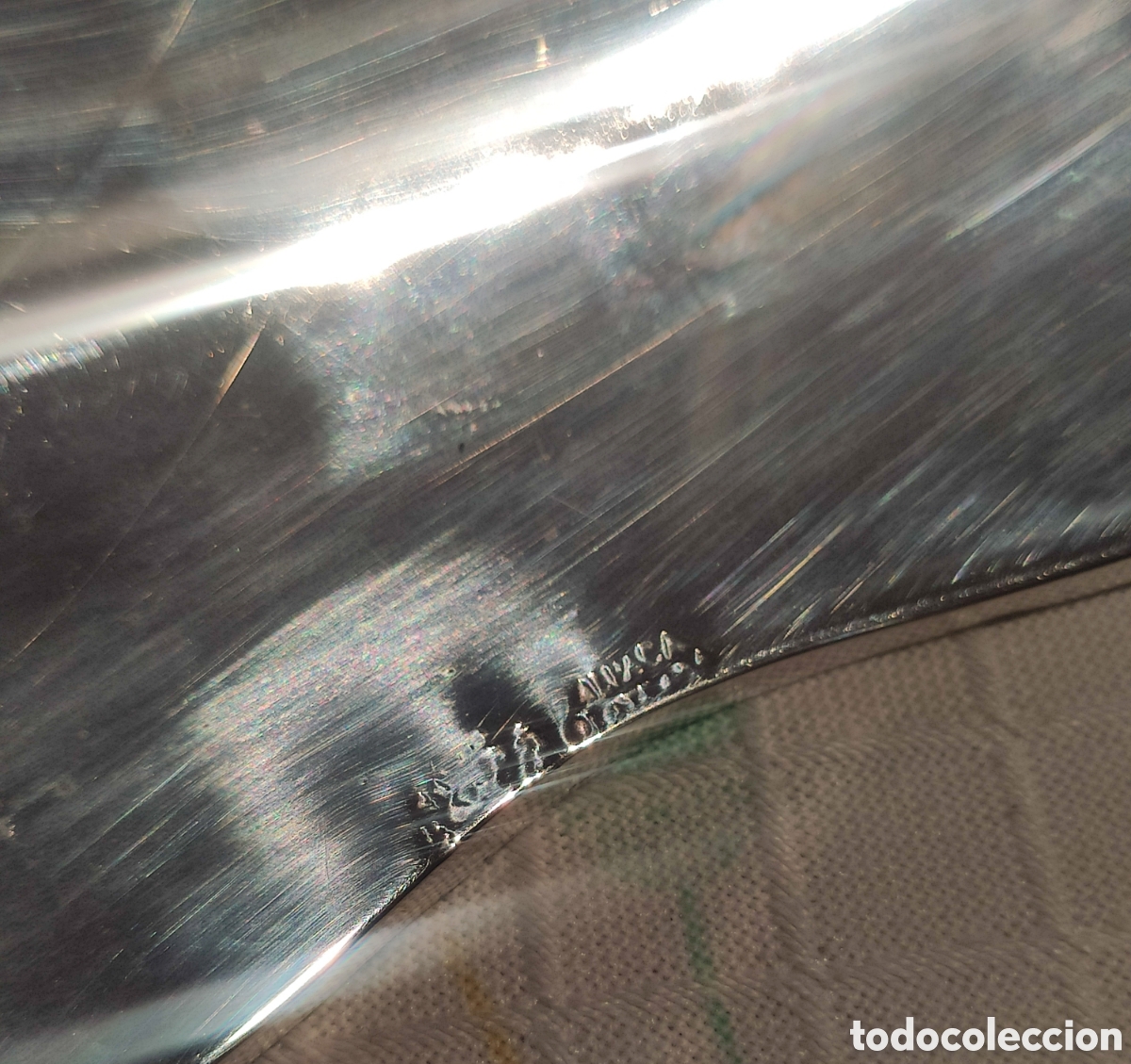 Antig&uuml;edades: CENTRO DE MESA EN ALPACA TRITONES - Foto 6