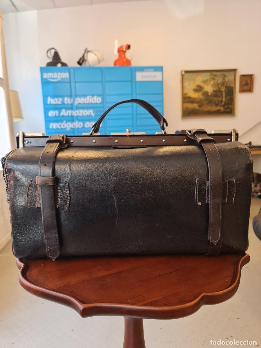 Antig&uuml;edades: Antiguo bolso de medico - Foto 1
