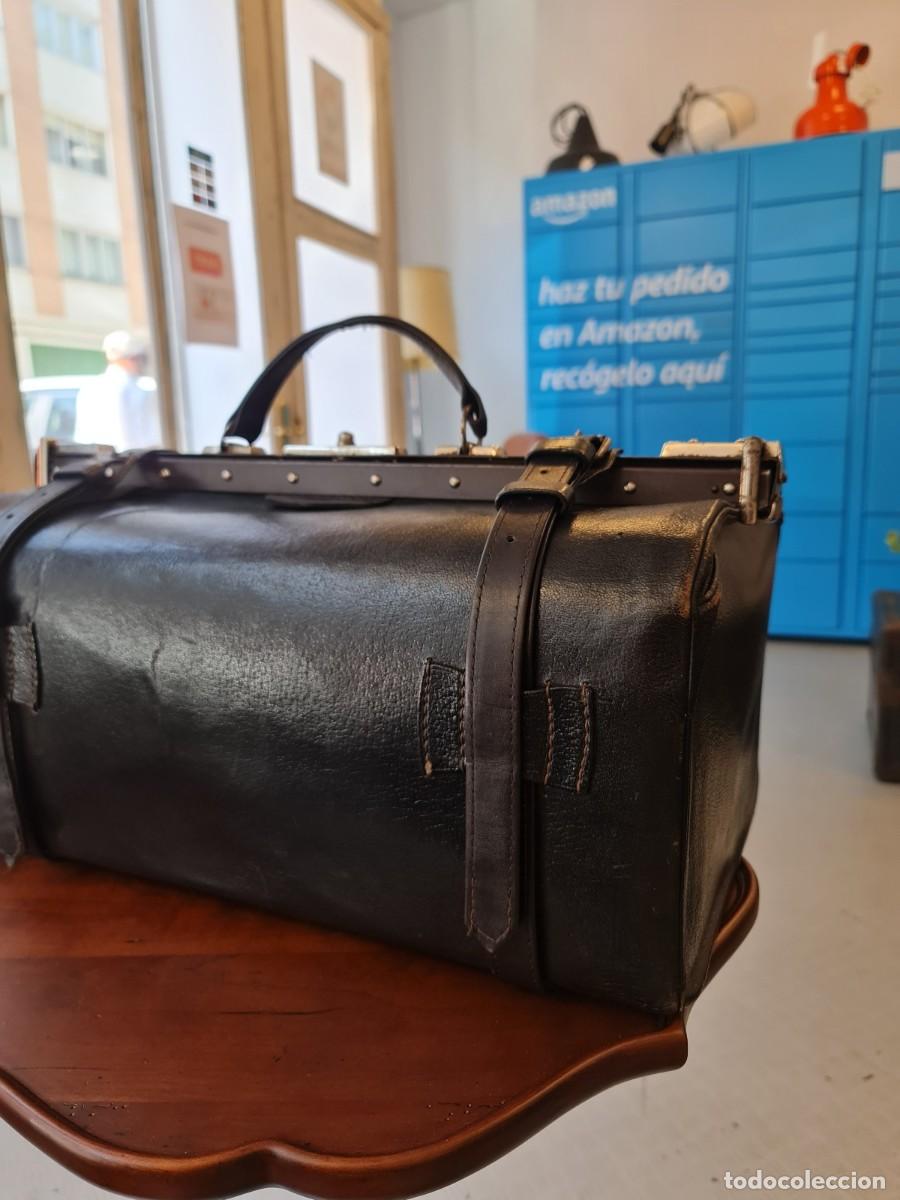 Antig&uuml;edades: Antiguo bolso de medico - Foto 2