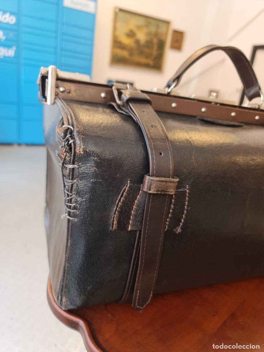 Antig&uuml;edades: Antiguo bolso de medico - Foto 3