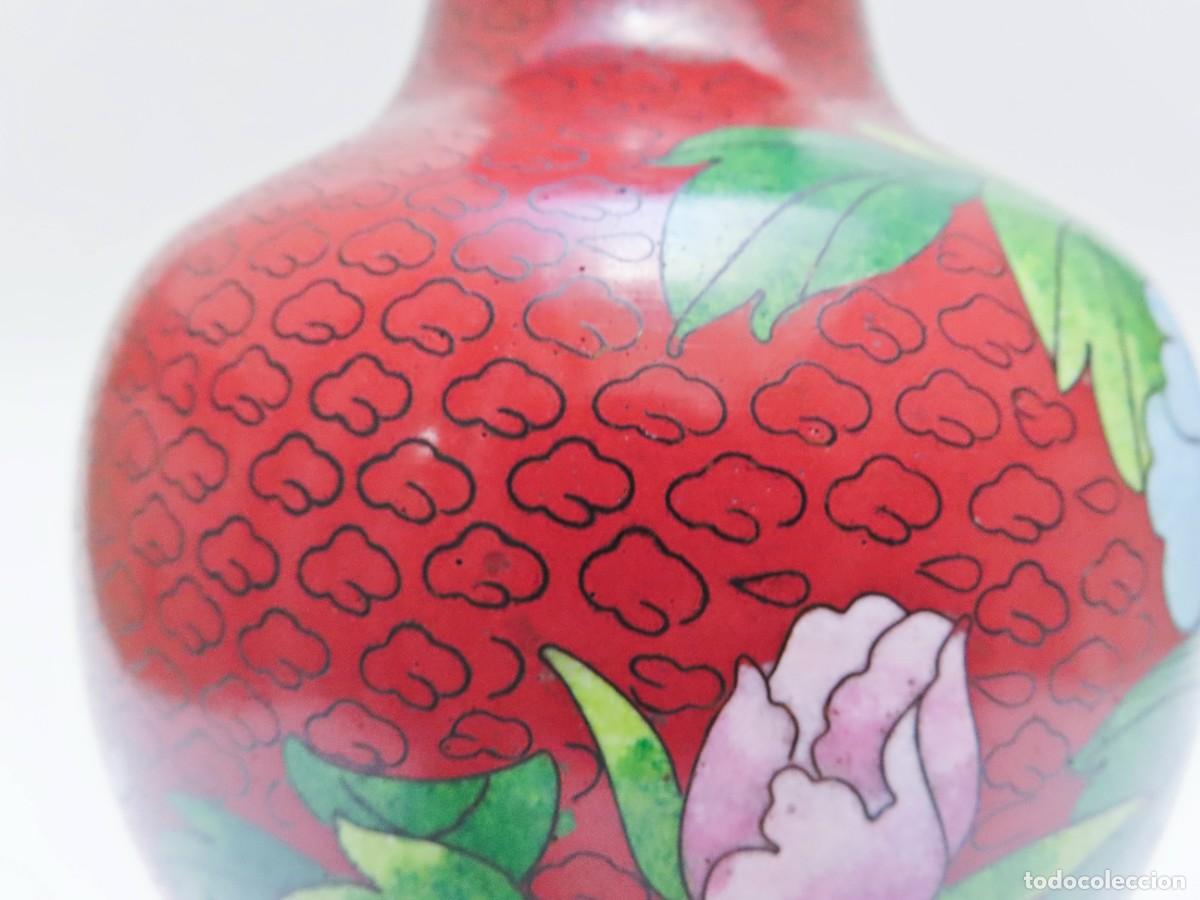 Antig&uuml;edades: Jarr&oacute;n chino Cloison&eacute; 24 cm - Foto 4
