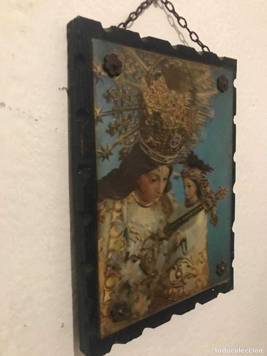 Antig&uuml;edades: Cuadro madera virgen mar&iacute;a - Foto 2