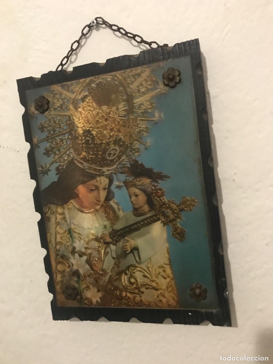 Antig&uuml;edades: Cuadro madera virgen mar&iacute;a - Foto 3