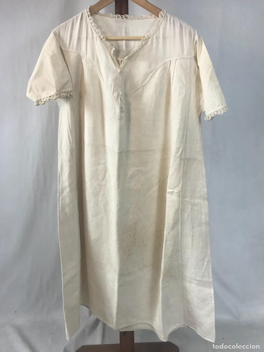Antig&uuml;edades: ANTIGUA CAMIS&Oacute;N DE LINO - Foto 1