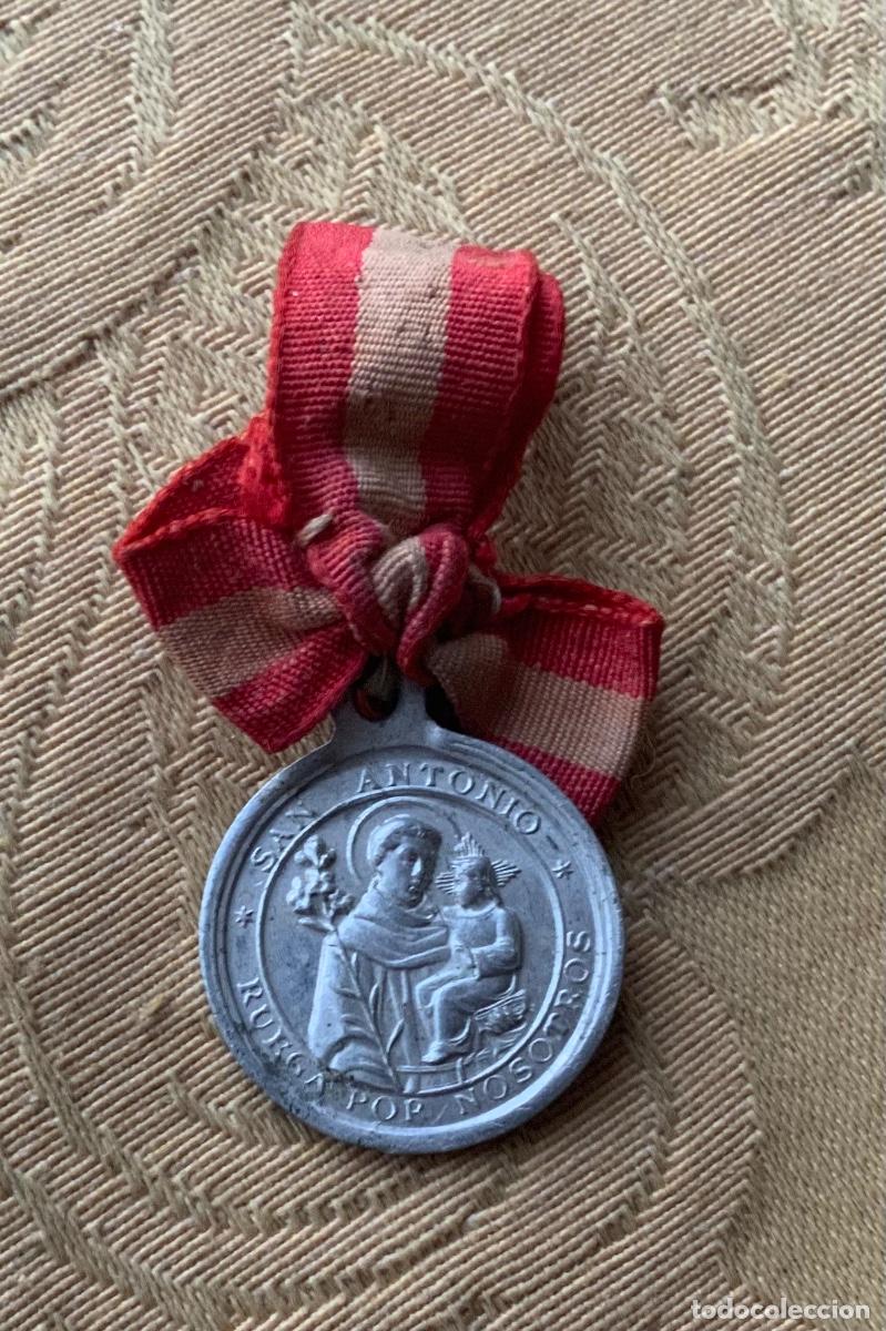 Antig&uuml;edades: MEDALLA ALUMINIO SAN ANTONIO - Foto 1
