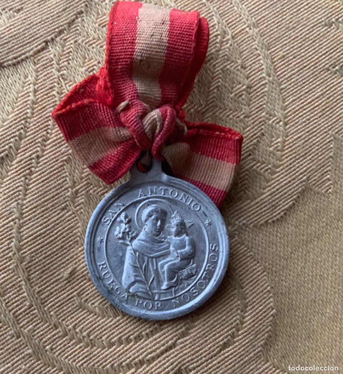 Antig&uuml;edades: MEDALLA ALUMINIO SAN ANTONIO - Foto 3