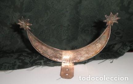 Antig&uuml;edades: MEDIA LUNA CON BA&Ntilde;O DE PLATA - Foto 4