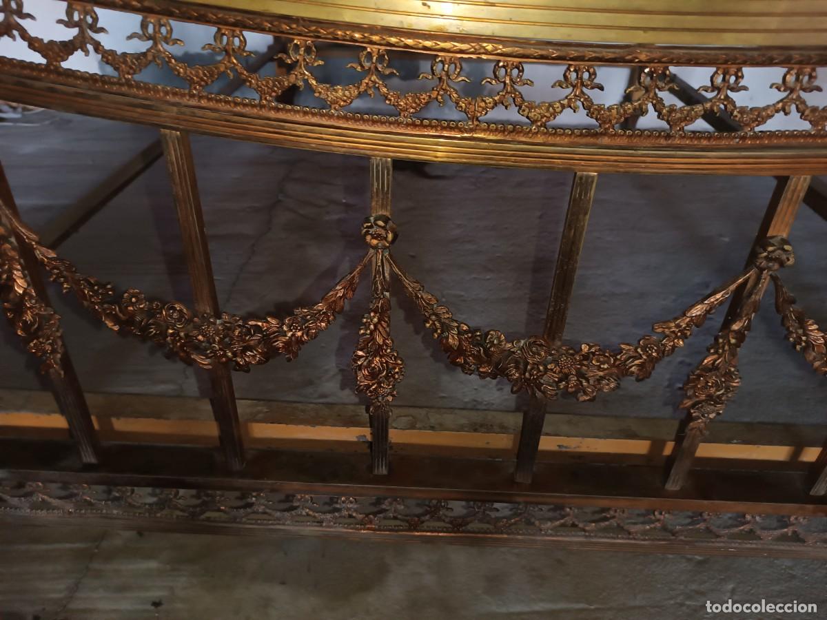Antig&uuml;edades: Cama de bronce antigua - Foto 5