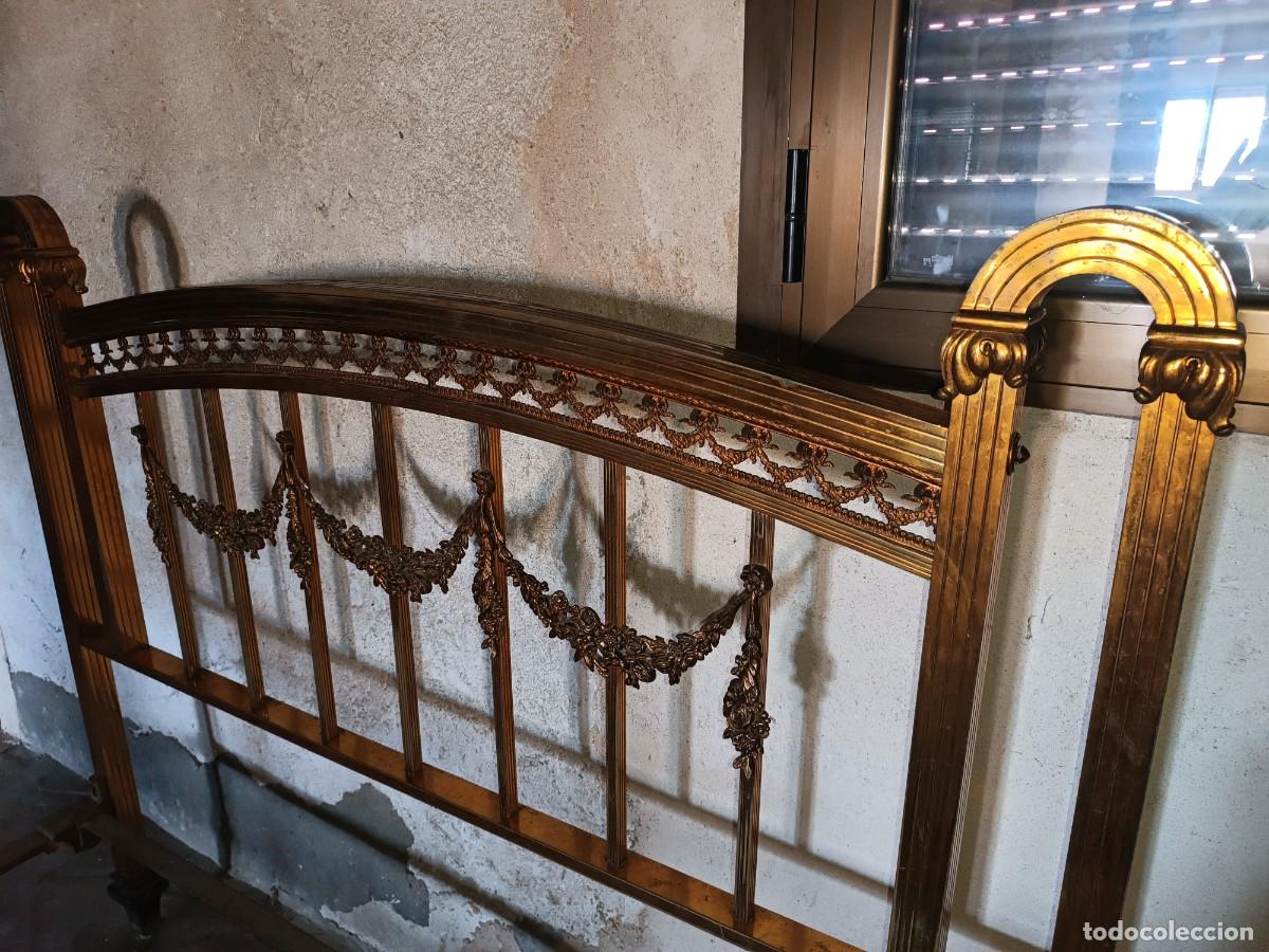 Antig&uuml;edades: Cama de bronce antigua - Foto 12
