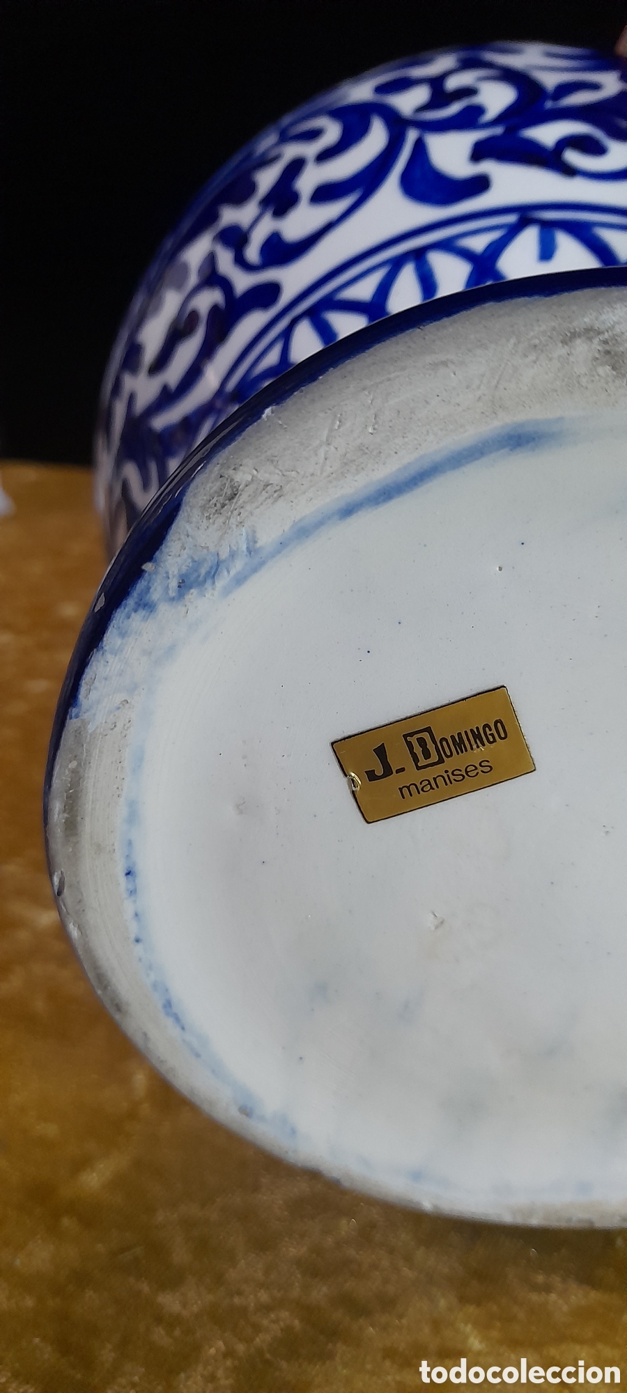 Antig&uuml;edades: Jarr&oacute;n de cer&aacute;mica Manises. - Foto 3