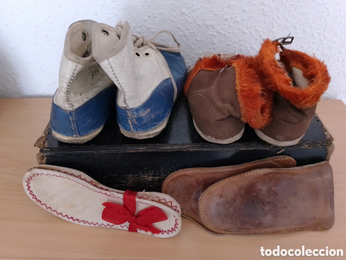 Antig&uuml;edades: Antiguos Zapatos de Bebe. - Foto 9