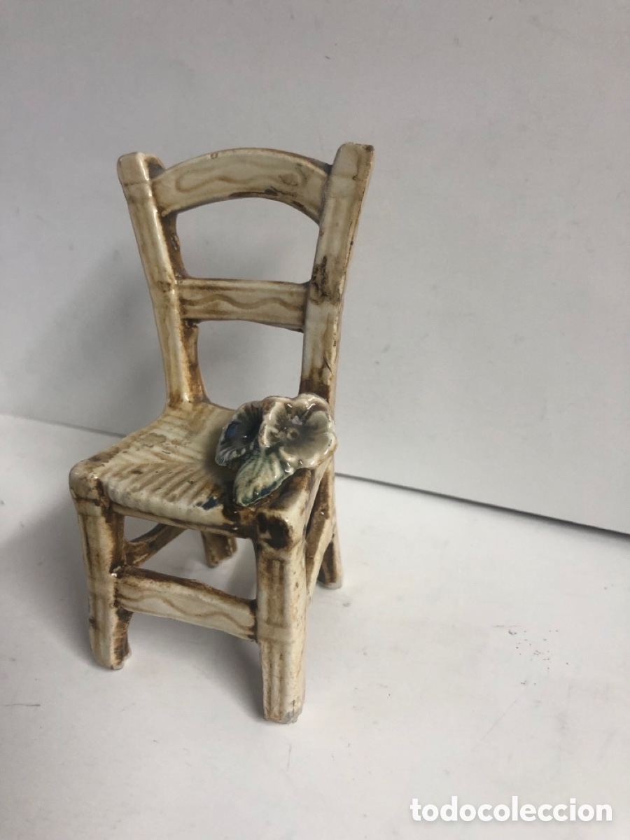 Antig&uuml;edades: FIGURAS SILLA EN PORCELANA-(&) - Foto 2