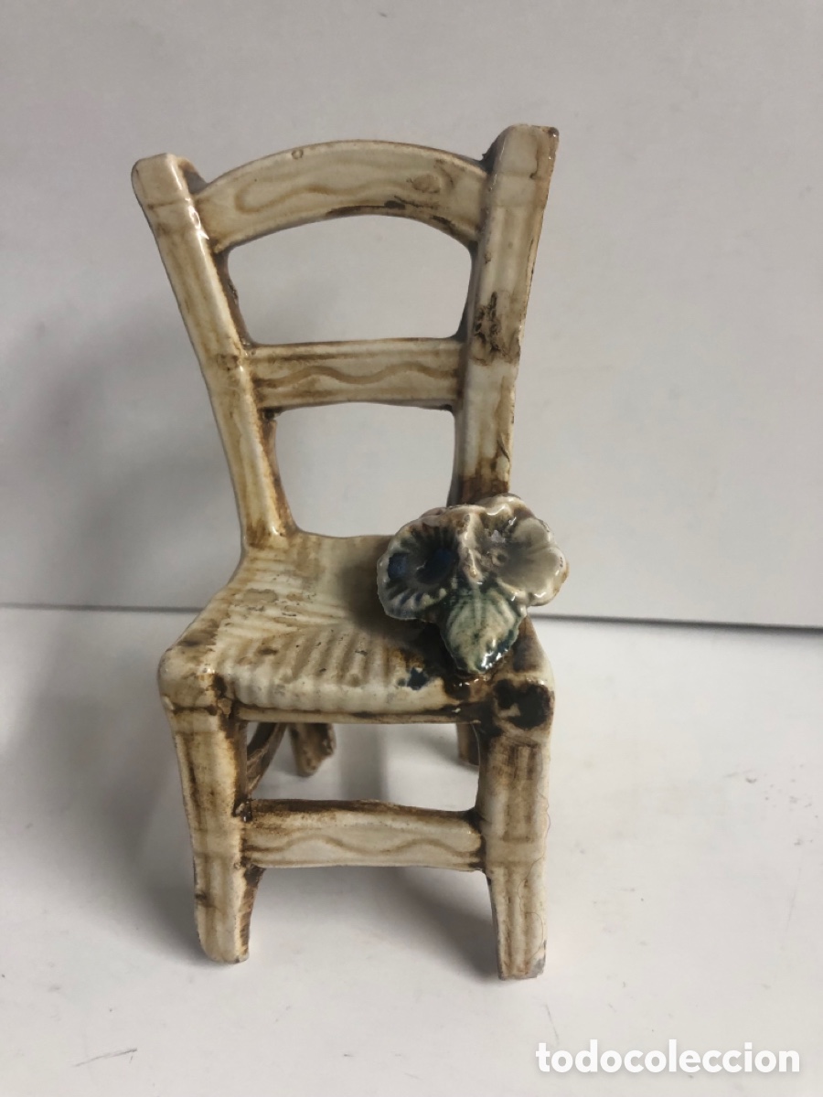 Antig&uuml;edades: FIGURAS SILLA EN PORCELANA-(&) - Foto 1